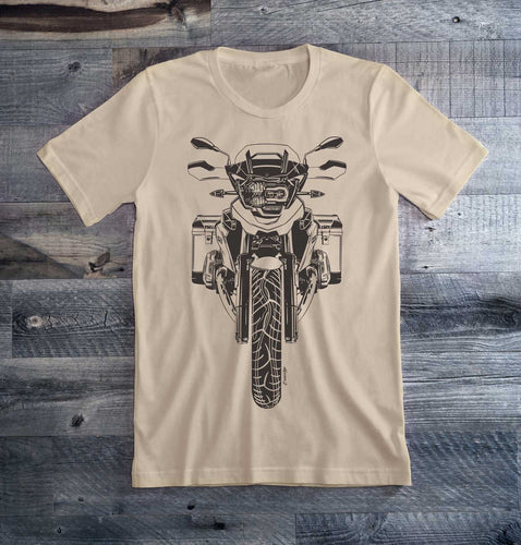 BMW GS Black Motorcycle Tee Shirt