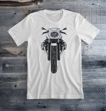 BMW R nine T Racer Color Motorcycle Tee Shirt